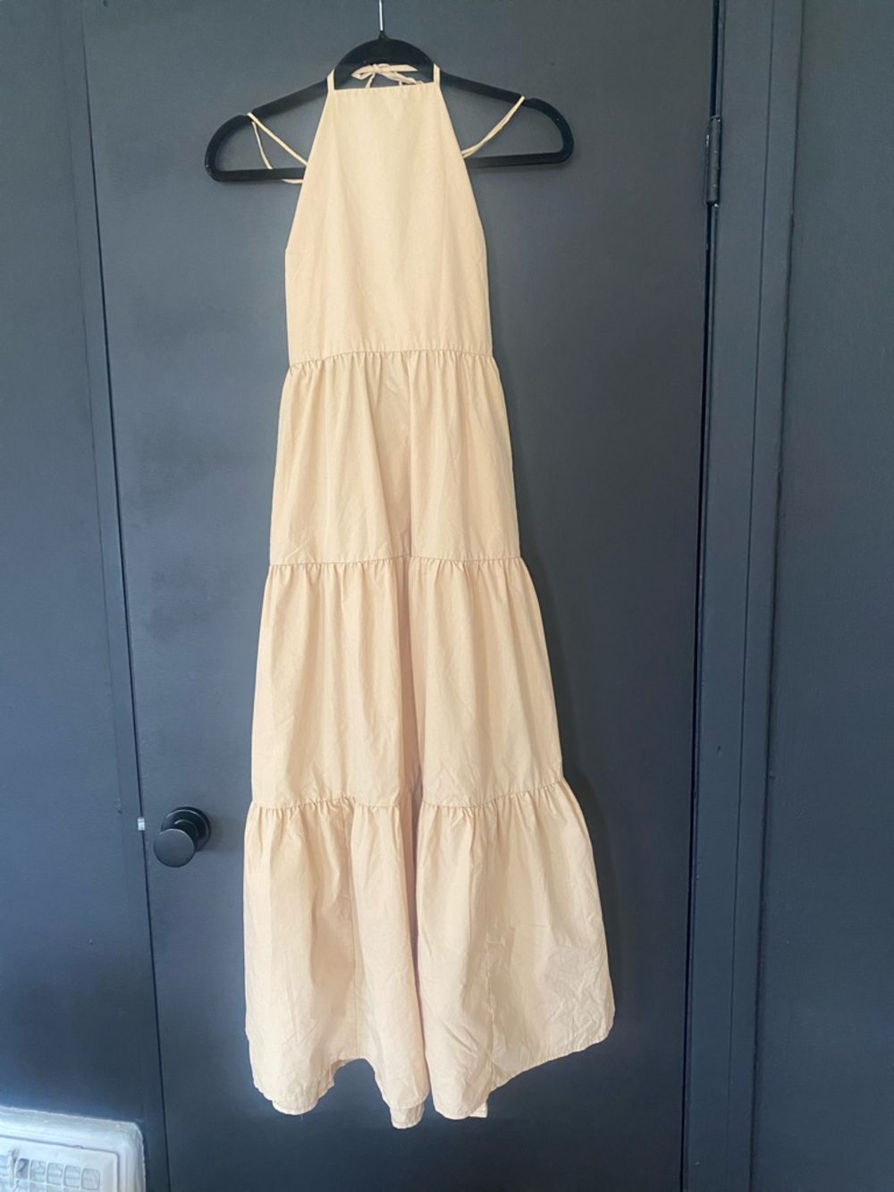 Gap Tie- back Halter Maxi Dress
